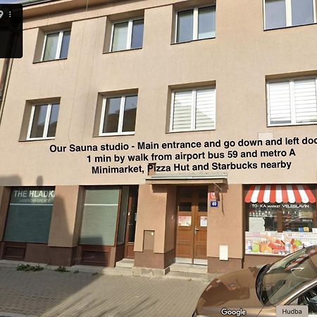 Sauna Studio Near Centre/Airport Prag Exteriör bild